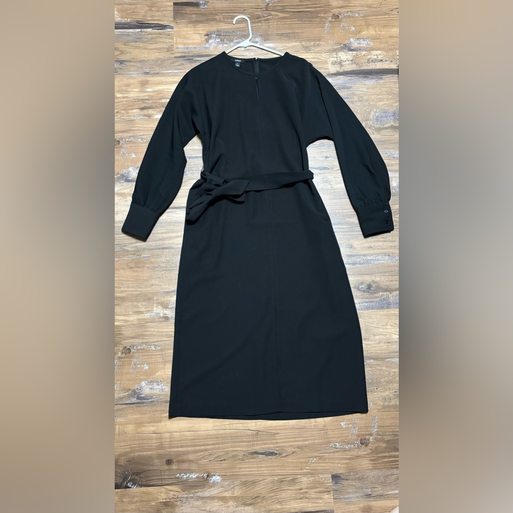 Alfani Black Dress with Tie Waist - Size M